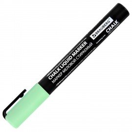 Маркеры меловые CHALK LIQUID MARKER, ПАСТЕЛЬ НАБОР 8 ЦВ, 3 мм, стираемые, BRAUBERG "CHALK", 152598