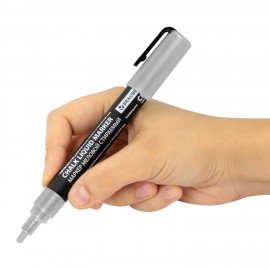 Маркеры меловые CHALK LIQUID MARKER, МЕТАЛЛИК НАБОР 8 ЦВ, 3 мм, стираемые, BRAUBERG "CHALK", 152599
