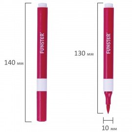 Аквагрим аквамаркеры для лица и тела 12 цветов, FUNSTER, пластиковый кейс, 152609