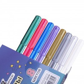 Фломастеры FUNSTER (ФАНСТЕР) "METALLIC" 8 цветов металлик, ударопрочный наконечник, 152630