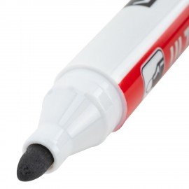 Маркер стираемый для белой доски ЧЕРНЫЙ, BRAUBERG "ULTRA WHITEBOARD MARKER", 3 мм, с клипом, 152634