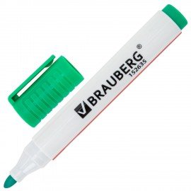 Маркеры стираемые для белой доски НАБОР 4 ЦВЕТА, BRAUBERG "ULTRA WHITEBOARD MARKER", 3 мм, 152635