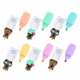 Набор текстовыделителей с топперами 6 ЦВЕТОВ ПАСТЕЛЬ, "КАПИБАРЫ", линия 1-4 мм, FUNSTER (ФАНСТЕР), 152651