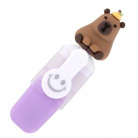 Набор текстовыделителей с топперами 6 ЦВЕТОВ ПАСТЕЛЬ, "КАПИБАРЫ", линия 1-4 мм, FUNSTER (ФАНСТЕР), 152651