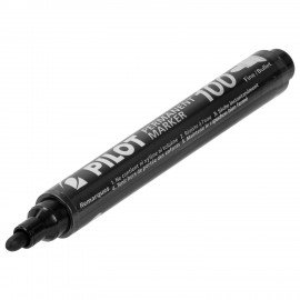 Маркер перманентный PILOT, ЧЕРНЫЙ, круглый наконечник 1-3 мм, SCA-100 B