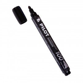 Маркер перманентный PILOT, ЧЕРНЫЙ, круглый наконечник 1-3 мм, SCA-100 B