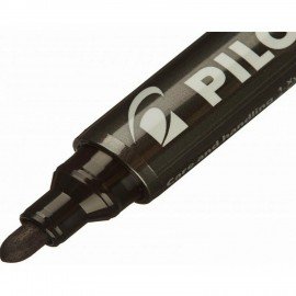 Маркер перманентный PILOT, ЧЕРНЫЙ, круглый наконечник 1-3 мм, SCA-100 B