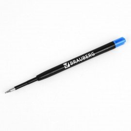 Стержень шариковый масляный BRAUBERG, КОМПЛЕКТ 30 штук, СИНИЙ, тип PARKER, 98 мм, пластиковый корпус, линия письма 0,5 мм, 170405