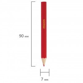 Карандаши цветные ПИФАГОР "МАЛЫШИ-КАРАНДАШИ", 12 цветов, укороченные, шестигранные, натуральное дерево, 181344