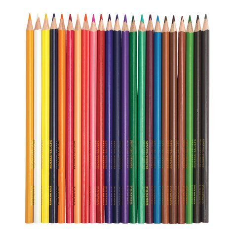 Карандаши цветные ГАММА "Мультики", 24 цвета, заточенные, трехгранные, картонная упаковка, 290122_24