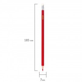 Карандаши цветные стираемые с ластиком ПИФАГОР "МАГИЯ", 12 цветов, шестигранные, 181574, 50