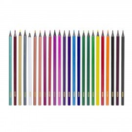 Карандаши цветные ПИФАГОР "СКАЗОЧНЫЙ ГОРОД", 24 цвета, шестигранные, 181585