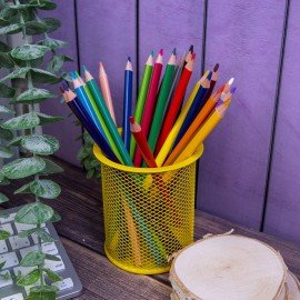 Карандаши цветные BRAUBERG PREMIUM, 24 цвета, трехгранные, грифель 3,3 мм, натуральное дерево, 181653