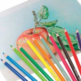 Карандаши цветные BRAUBERG PREMIUM, 18 цветов, трехгранные, грифель 3 мм, 181662