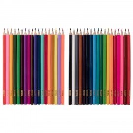 Карандаши цветные ПИФАГОР "Веселые акулята", 36 цветов, шестигранные, натуральное дерево, 181819