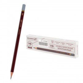 Карандаш чернографитный художественный HB, 1 шт., BRAUBERG ART "PREMIERE", ВЫСШЕЕ КАЧЕСТВО, 181886
