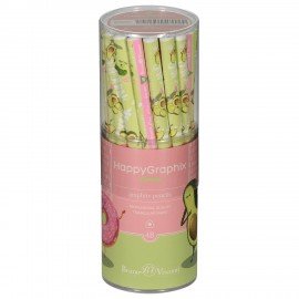 Карандаш чернографитный утолщенный BRUNO VISCONTI "HappyGraphix Jumbo", 1 шт., "Авокадо", 4B, 21-0062/07