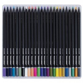 Карандаши цветные чёрное дерево BRAUBERG BLACK WOOD, 75 цветов, мягкий грифель, 182044