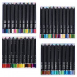 Карандаши цветные чёрное дерево BRAUBERG BLACK WOOD, 100 цветов, мягкий грифель, 182045