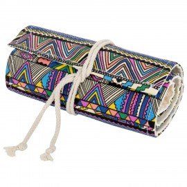 Карандаши цветные стираемые в пенале-скрутке BRAUBERG 48 цветов + точилка и ластик, 182071