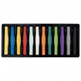 Пастель сухая художественная BRAUBERG ART "Летние ночи", 12 цветов, круглое сечение,182089