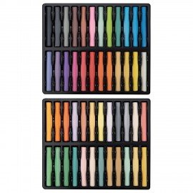 Пастель сухая художественная BRAUBERG ART "Летние ночи", 48 цветов, круглое сечение, 182092