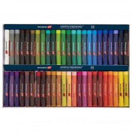 Пастель масляная художественная BRAUBERG ART "Секреты художника", 48 цветов, круглое сечение, 182098
