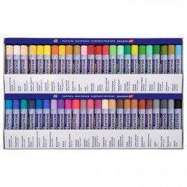 Пастель масляная художественная BRAUBERG ART CLASSIC, 48 цветов, круглое сечение, 182103