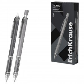 Карандаш механический с автоматической подачей грифеля 0,9 мм ERICH KRAUSE Techno, HB, 56014