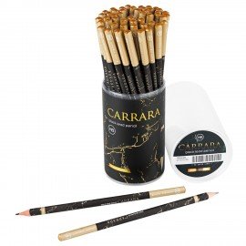 Карандаш чернографитный BRUNO VISCONTI, 1 шт., Carrara. Black, НВ, заточен, трехгранный, 21-0030/96