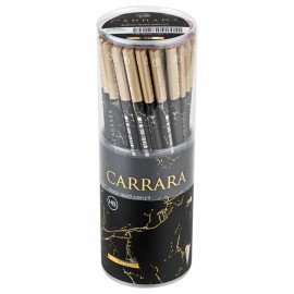 Карандаш чернографитный BRUNO VISCONTI, 1 шт., Carrara. Black, НВ, заточен, трехгранный, 21-0030/96