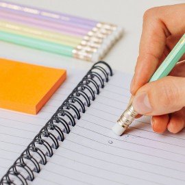 Карандаш чернографитный BIC, 1 шт., "Evolution Pastel", HB, с ластиком, корпус ассорти, 518306