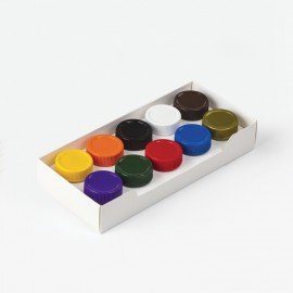 Гуашь ПИФАГОР "ЭНИКИ-БЕНИКИ", 10 цветов по 20 мл, 190289