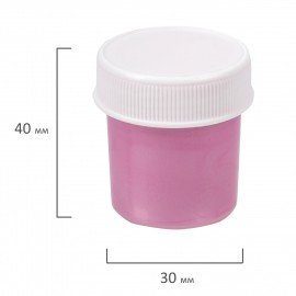 Краски акриловые ПЕРЛАМУТРОВЫЕ для рисования и хобби BRAUBERG 12 цветов по 20 мл, 191604