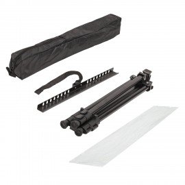 Мольберт-тренога металлический переносной, телескопический, 117х166х94 см, чехол, BRAUBERG ART, 192266