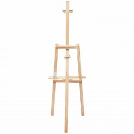 Мольберт напольный из липы "Лира", 67х162х48 см, высота холста до 100 см, BRAUBERG ART DEBUT, 192337