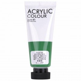 Краски акриловые художественные 8 цветов в тубах по 22 мл, BRAUBERG HOBBY, 192405