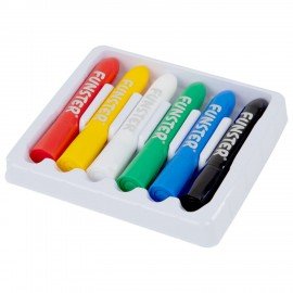 Аквагрим для лица и тела 6 ярких цветов, FUNSTER, легко смываются, 192571