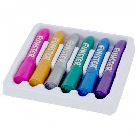 Аквагрим для лица и тела 6 цветов МЕТАЛЛИК, FUNSTER, легко смываются, 192574