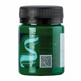 Краска акриловая глянцевая "Декола", банка 50 мл, зеленая средняя, 2928722