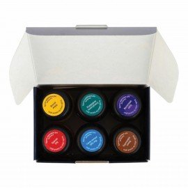 Краски акриловые для витража "Декола", 6 цветов по 20 мл, в банках, 42411064