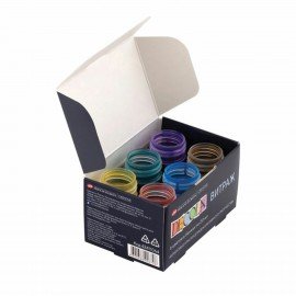 Краски акриловые для витража "Декола", 6 цветов по 20 мл, в банках, 42411064