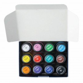 Краски акриловые матовые "Декола", 12 цветов по 20 мл, в банках, 143411021