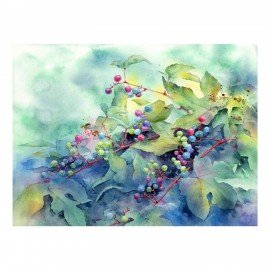 Краски акварельные ЮНЛАНДИЯ "ДОМИКИ" 16 цветов, круглые кюветы 23 мм, пенал, 192631