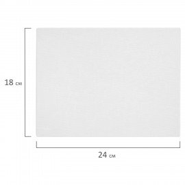Холсты на картоне НАБОР 5 штук (18*24 см), хлопок, 280 г/м2, грунт, BRAUBERG ART CLASSIC, 192649