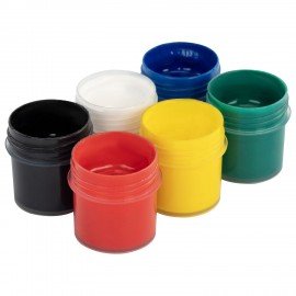 Краски акриловые по ткани 6 цветов по 15 мл, BRAUBERG, 192690