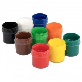 Краски акриловые по ткани 9 цветов по 15 мл, BRAUBERG, 192691