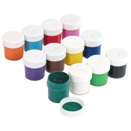 Краски акриловые по ткани 12 цветов по 15 мл, BRAUBERG, 192692