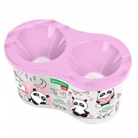 Стакан-непроливайка двойной с рисунком, ассорти, BRAUBERG KIDS, 192740