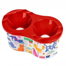 Стакан-непроливайка двойной с рисунком, ассорти, BRAUBERG KIDS, 192740